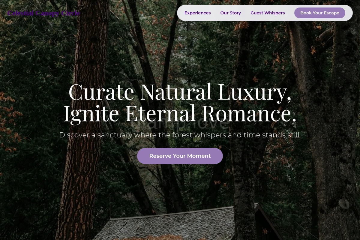 Intimacy Nature Cabin