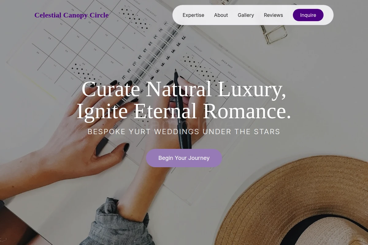 Yurt Wedding Planner